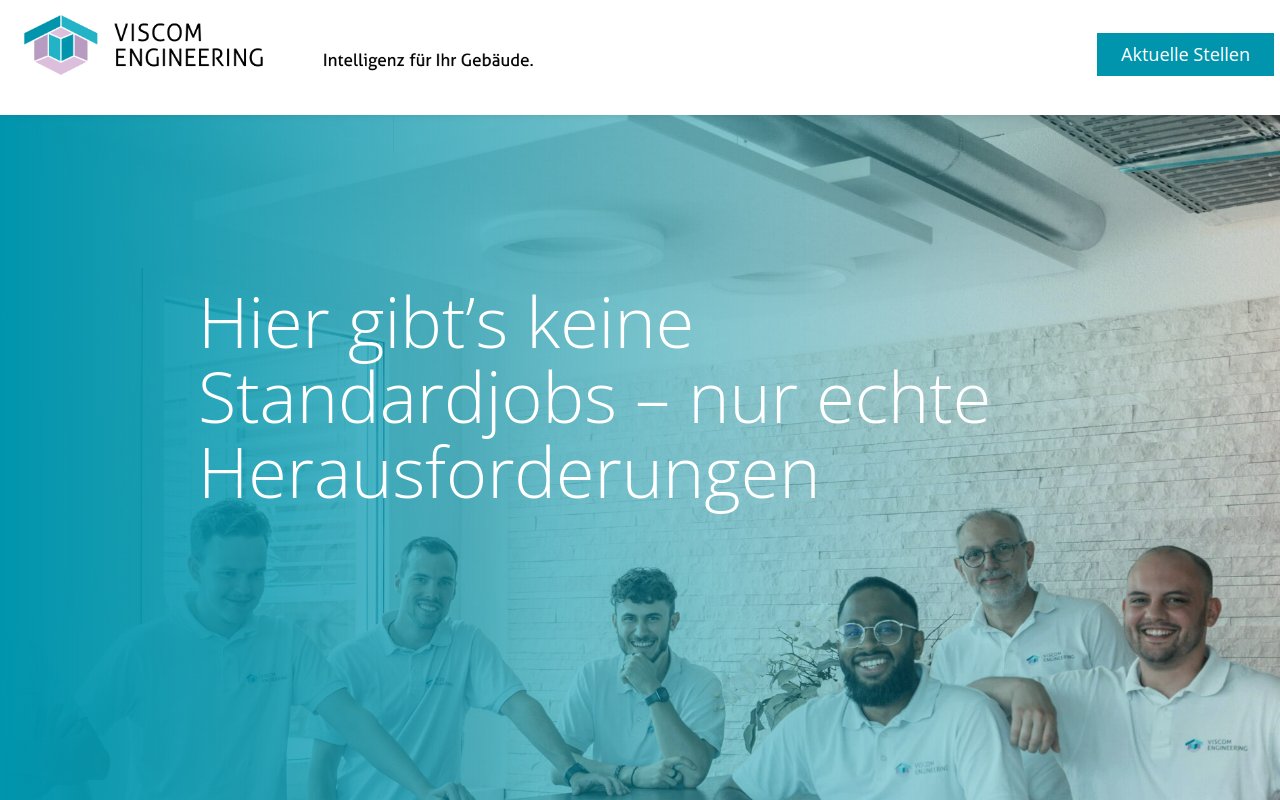 Karriereseite Viscom Engineering